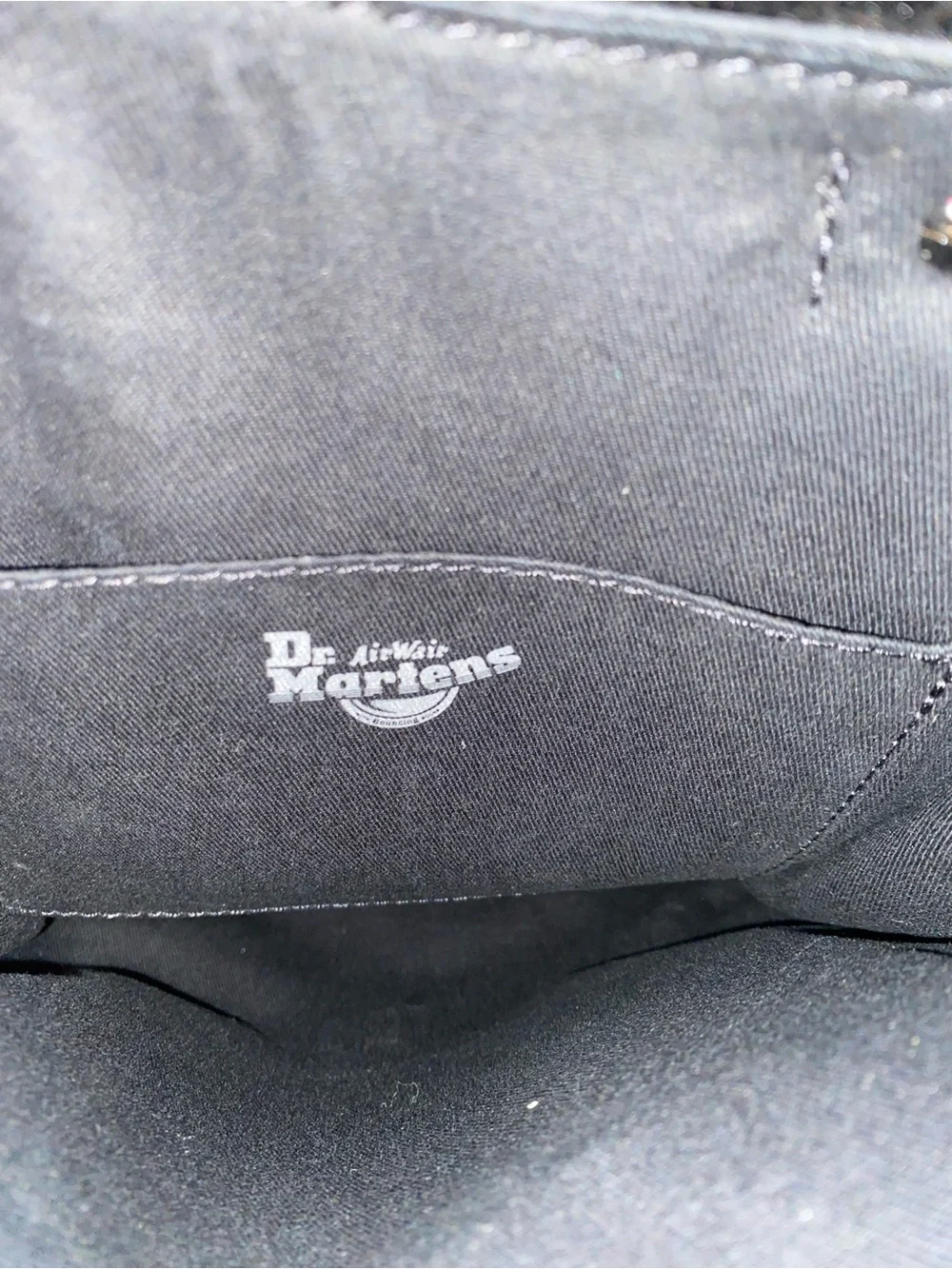 Dr. Martens Black Sherpa Mini Backpack